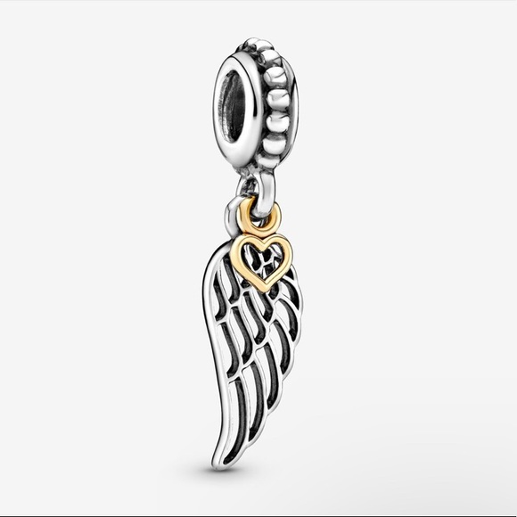 Pandora Charm-Angel Wing - Picture 1 of 2